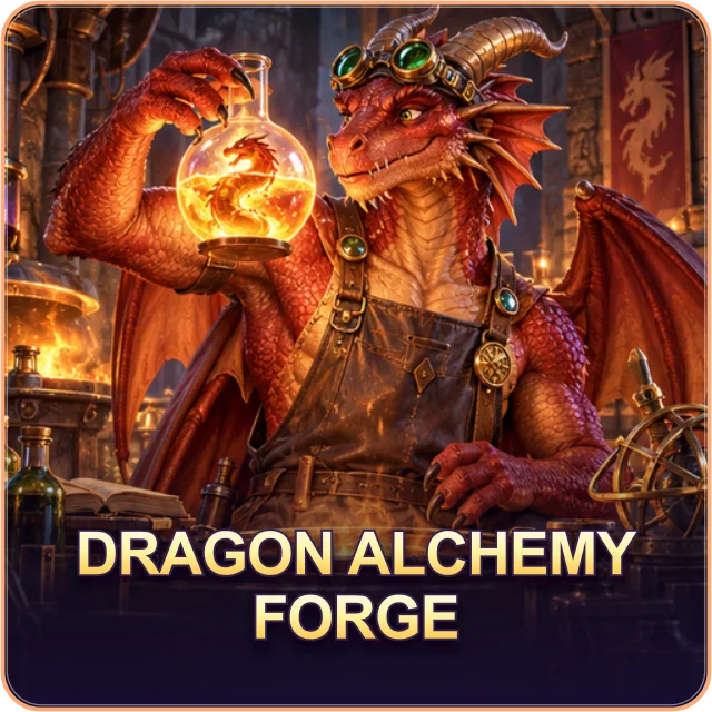 Dragon Alchemy Forge — original Xplosions cover