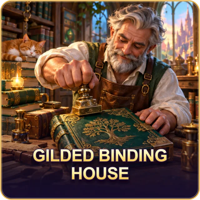 Gilded Binding House — original Xplosions cover