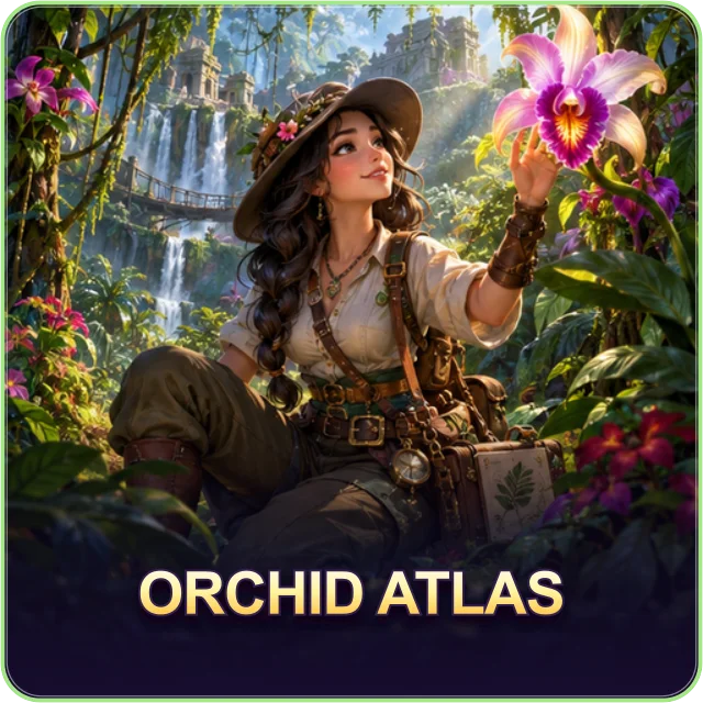 Jungle Botanist: Orchid Atlas — original Xplosions cover