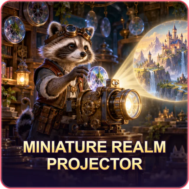 Miniature Realm Projector — original Xplosions cover