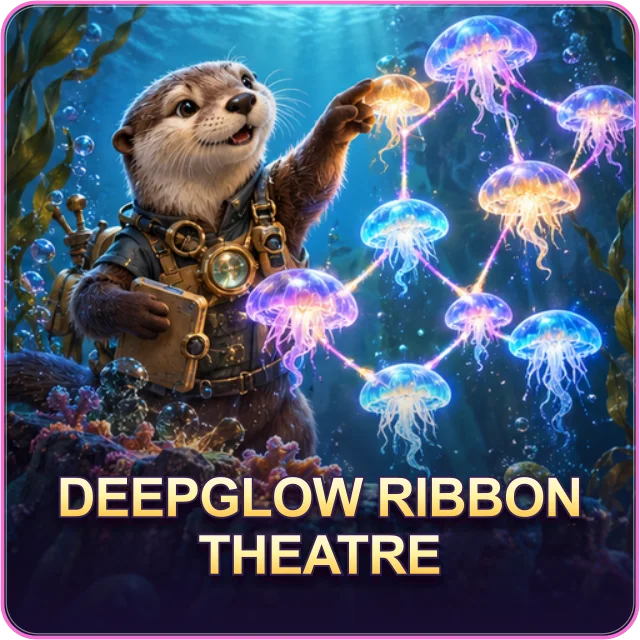 Deepglow Ribbon Theatre — original Xplosions cover